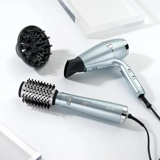 BaByliss Hydro-Fusion Hydro Fusion Air Styler Cepillo de aire caliente Caliente Co
