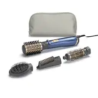 BaByliss AS965E Utensilio de peinado Cepillo de aire caliente Caliente Oro, Verde