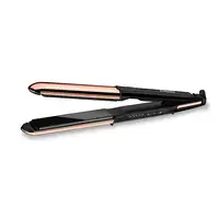 BaByliss Straight & Curl Brilliance Rizador de pelo Caliente Negro, Rosa 48 W 3 m