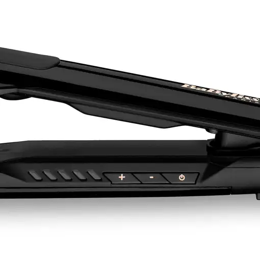 BaByliss Straight & Curl Brilliance Rizador de pelo Caliente Negro, Rosa 48 W 3 m