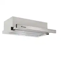 Candy CBT6130/3X campana Semintegrada (extraíble) Plata 157,8 m³/h