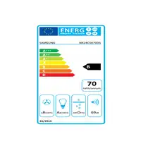 Samsung NK24C5070DS/UR campana De pared Acero inoxidable 558 m³/h