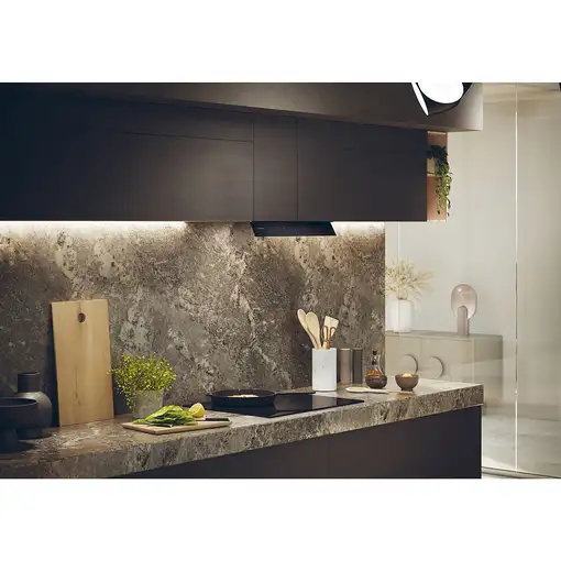 Haier I-Design HAPY6CBS4BG De pared Negro 626 m³/h