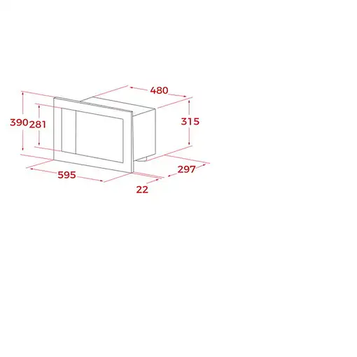 Microondas con grill Integrado 20 L 1200 W blanco NEO MB 6200 BI WH TEKA