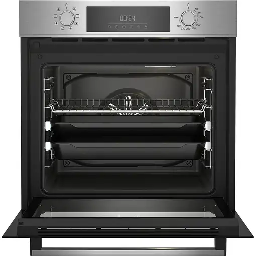 Beko BBIM12301X horno 72 L Negro, Acero inoxidable