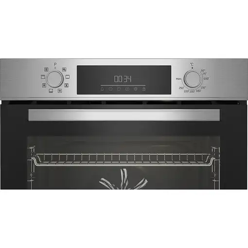 Beko BBIM12301X horno 72 L Negro, Acero inoxidable