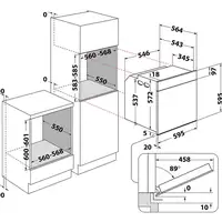 Horno 73 L Negro 859991531370 WHIRLPOOL