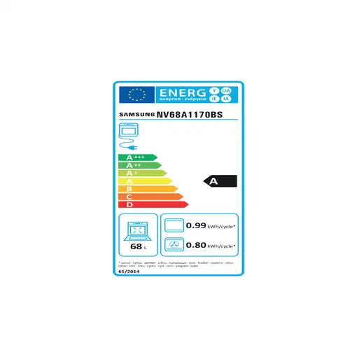 Samsung NV68A1170BS 68 L Acero