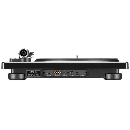 Denon DP-400 Tocadiscos de tracción por correa Negro Manual