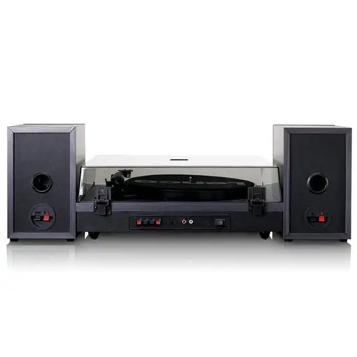 Lenco LS-301BK tocadisco Tocadiscos de tracción por correa Negro Manual