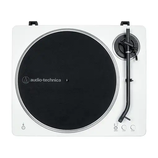 Audio-Technica AT-LP70XBT Tocadiscos de tracción por correa Plata, Blanco Totalmen