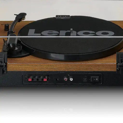 Lenco LS-310WD tocadisco Tocadiscos de tracción por correa Negro, Madera Manual