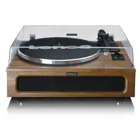 Lenco LS-410WA tocadisco Tocadiscos de tracción por correa Marrón Automático