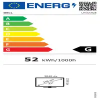 DELL UltraSharp U4323QE LED display 109,2 cm (43") 3840 x 2160 Pixeles 4K Ultra HD