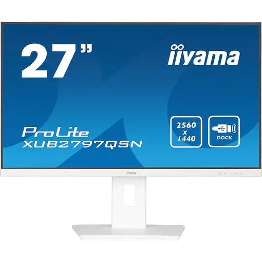 iiyama ProLite XUB2797QSN-W1 pantalla para PC 68,6 cm (27") 2560 x 1440 Pixeles Wi