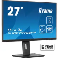 iiyama ProLite XUB2797QSNP-B1 pantalla para PC 68,6 cm (27") 2560 x 1440 Pixeles W