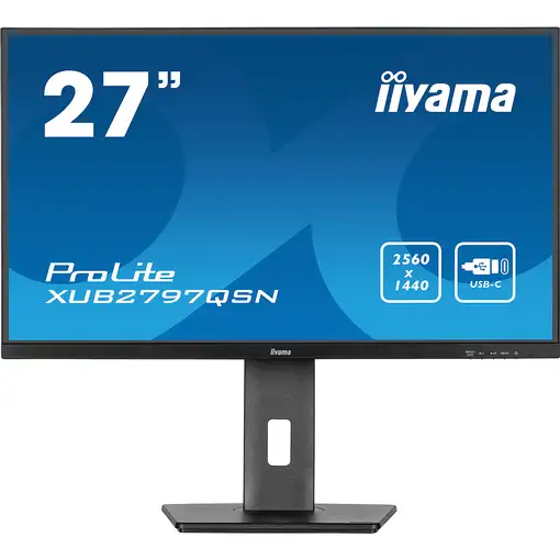 iiyama ProLite XUB2797QSN-B1 pantalla para PC 68,6 cm (27") 2560 x 1440 Pixeles Wi