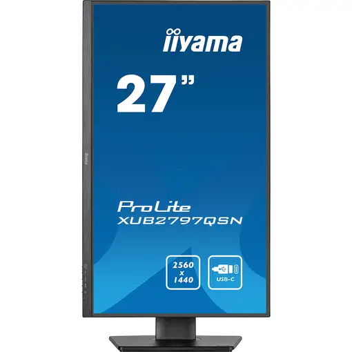 iiyama ProLite XUB2797QSN-B1 pantalla para PC 68,6 cm (27") 2560 x 1440 Pixeles Wi