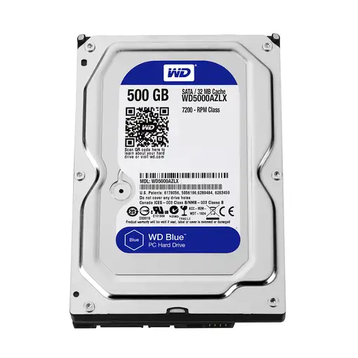 Western Digital Blue disco duro interno 500 GB 7200 RPM 32 MB 3.5\ Serial ATA III
