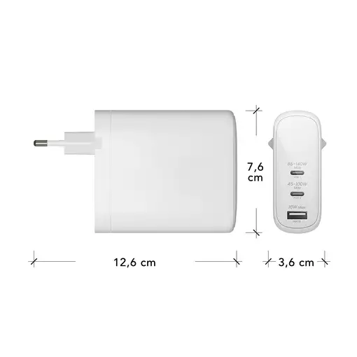 dbramante1928 CI140EUWH7101 cargador de dispositivo móvil Universal Blanco Corrien