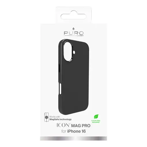 PURO Icon Mag Pro funda para teléfono móvil 15,5 cm (6.1") Negro