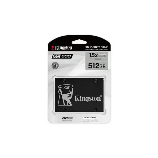 Kingston Technology Disco SSD KC600 SATA3 2,5\ de 512 G