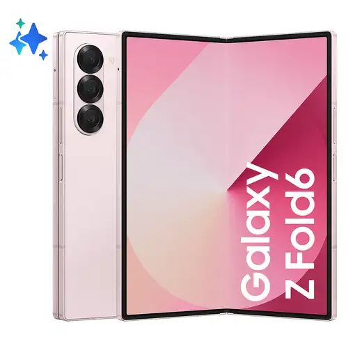Smartphone Samsung Galaxy Z Fold6 19,3 cm (7.6'') 5G 512GB/12GB RAM rosa SAMSUNG Smartphone Samsung Galaxy Z Fold6 19,3 cm (7.6'') 5G 512GB/12GB RAM rosa SAMSUNG