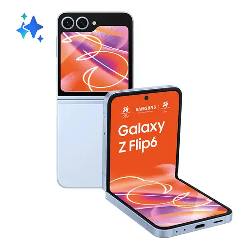 Smartphone Samsung Galaxy Z Flip6(6.7'') 5G 512GB/12GB RAM azul SAMSUNG
