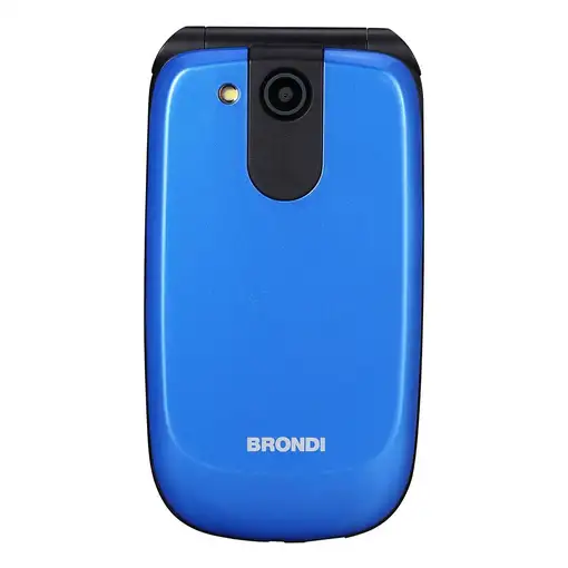 Brondi Raptor 7,11 cm (2.8") 106 g Negro, Azul Teléfono para personas mayores