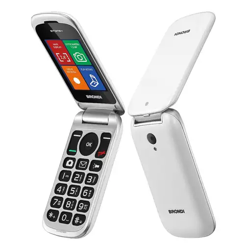 Brondi Stone+ 6,1 cm (2.4") Blanco Característica del teléfono