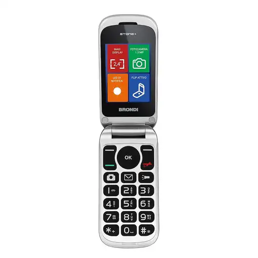 Brondi Stone+ 6,1 cm (2.4") Blanco Característica del teléfono