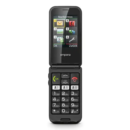 Telefonía móvil 32MB + Negro EMPORIA