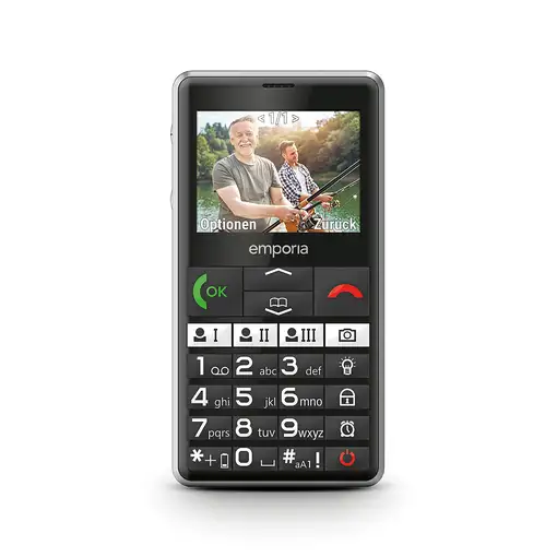 Emporia emporiaPURE-LTE 5,87 cm (2.31'') 107 g Negro Teléfono para personas mayores