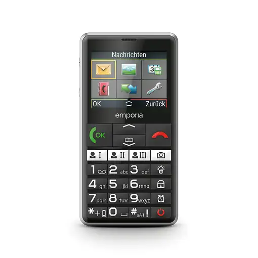 Emporia emporiaPURE-LTE 5,87 cm (2.31'') 107 g Negro Teléfono para personas mayores