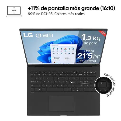 LG 67885 17Z90S Portatil Intel Core Ultra 7 (17 '') WQXGA