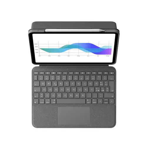 Logitech Folio Touch Italiano Smart Connector Gris
