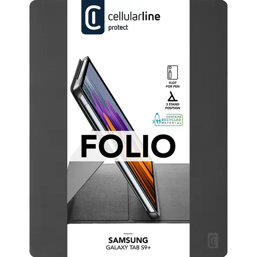 Cellularline 8018080471506 31,5 cm (12.4'') Funda Negro