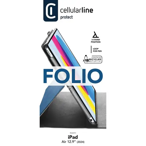 Cellularline Folio - iPad Air 13'' (M3) / (M2) Funda para tableta con función de so