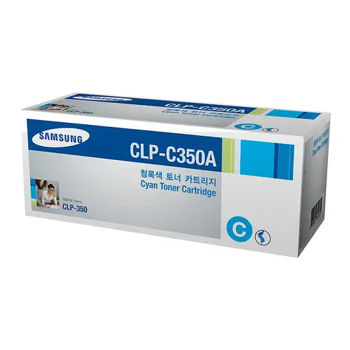 Samsung CLP-C350 cartucho de tóner 1 pieza(s) Original Cian