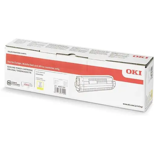 OKI 46861305 cartucho de tóner 1 pieza(s) Original Amarillo