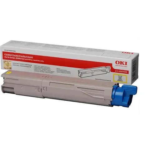 OKI 43459329 cartucho de tóner 1 pieza(s) Original Amarillo