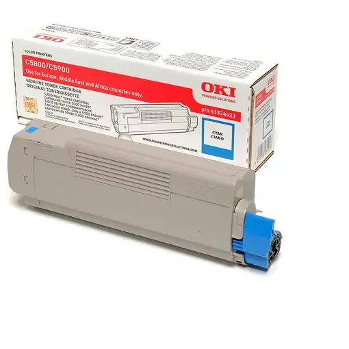 OKI 43324423 cartucho de tóner 1 pieza(s) Original Cian