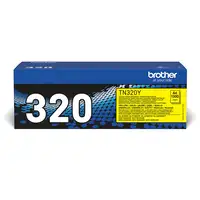 Brother TN-320Y cartucho de tóner 1 pieza(s) Original Amarillo Brother TN-320Y cartucho de tóner 1 pieza(s) Original Amarillo