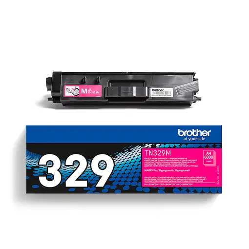 Brother TN-329M cartucho de tóner 1 pieza(s) Original Magenta