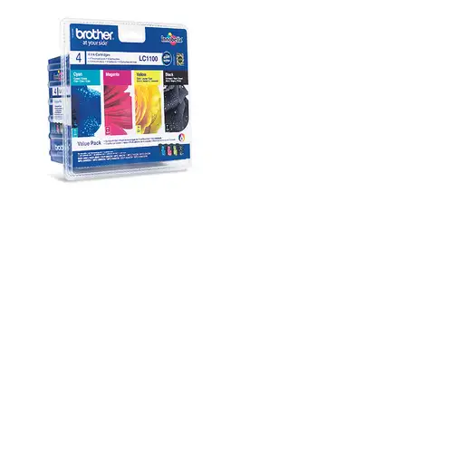 Brother LC1100VALBPRF cartucho de tinta 4 pieza(s) Original Rendimiento estándar N