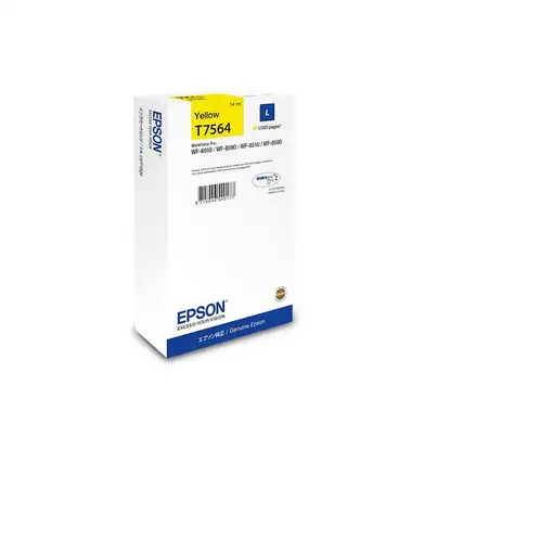 Epson C13T75644N cartucho de tinta 1 pieza(s) Original High (L) Yield Amarillo Epson C13T75644N cartucho de tinta 1 pieza(s) Original High (L) Yield Amarillo