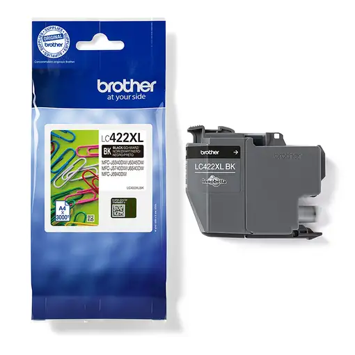 Brother LC422XLBK cartucho de tinta 1 pieza(s) Original Negro
