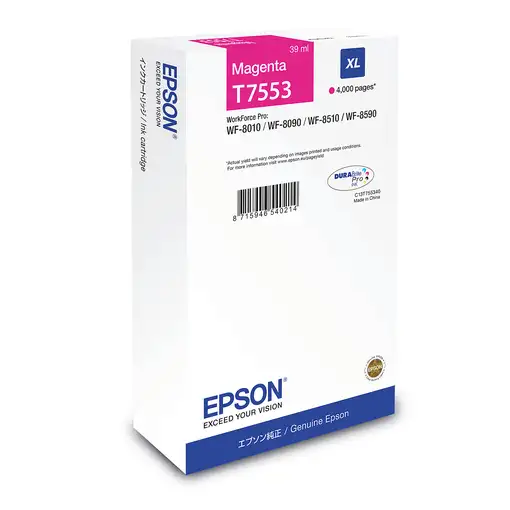 Epson Cartucho T7553 magenta XL