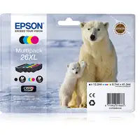 Epson Polar bear Multipack 26XL 4 colores (etiqueta RF)