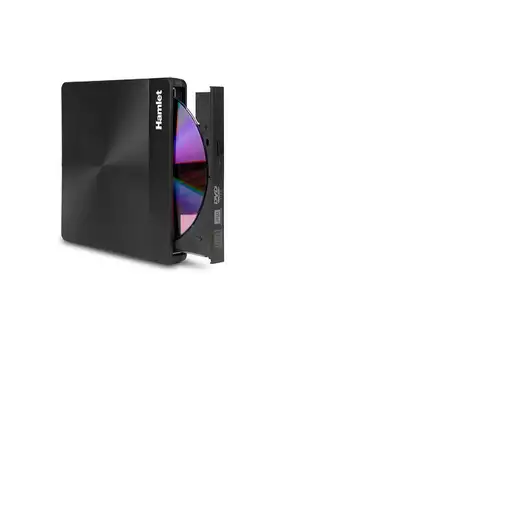 Hamlet XDVDSLIM3AC unidad de disco óptico DVD±RW Negro